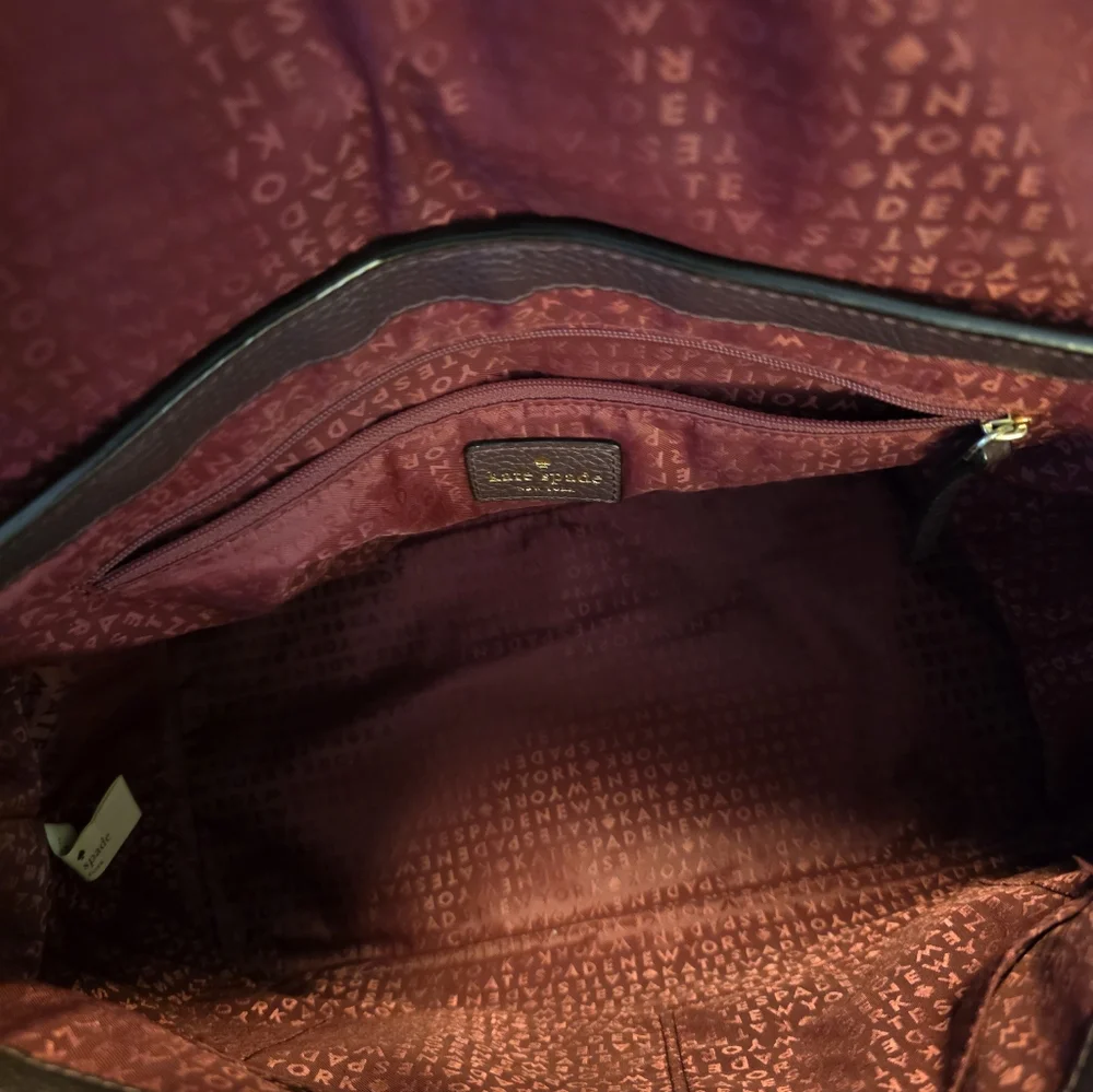 Kate Spade Satchel/Wallet (Deep Plum/Burgundy) - Picture 4 of 12
